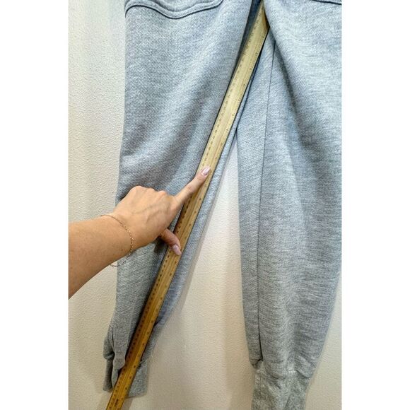 NWOT Rivet Utility Lightweight Heather Gray Maven French Terry Jumpsuit Romper M - Picture 15 of 16